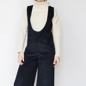 Desiree Klein Elevado Jumpsuit XS Black Corduroy